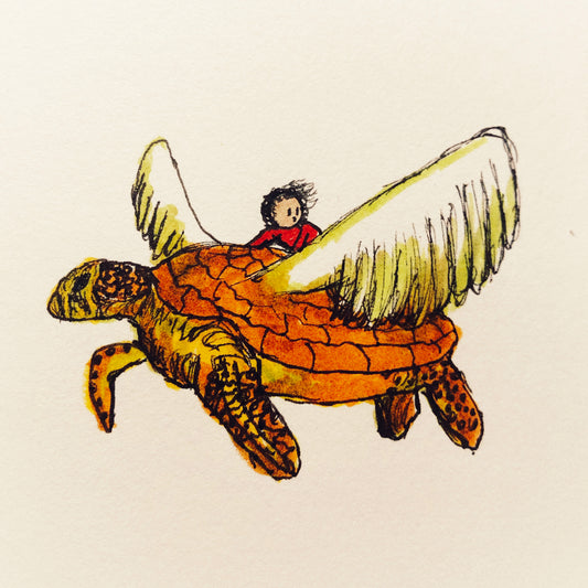 The Flying Turtle | Hard Enamel Pin